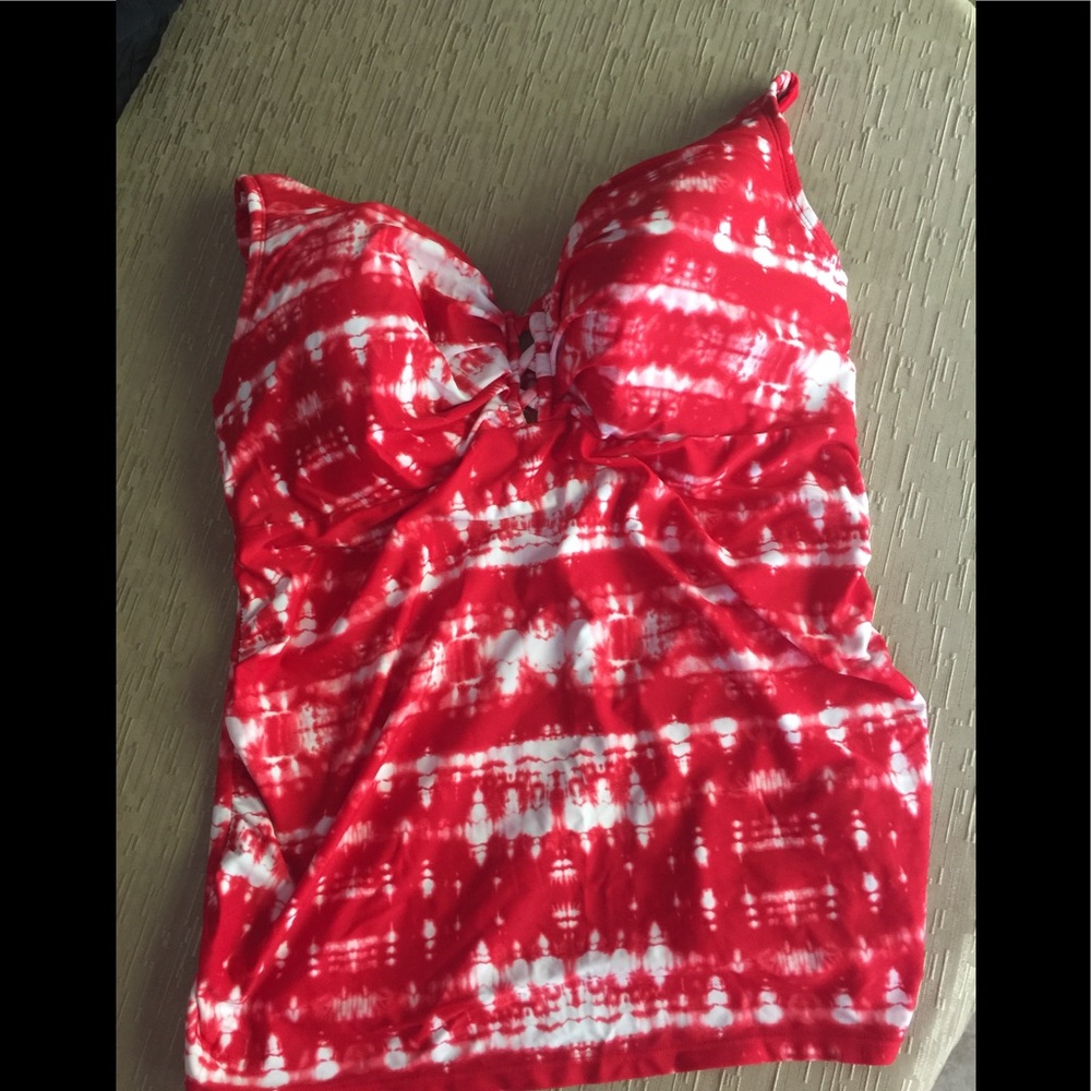 Swim tankini top/Lane Bryant